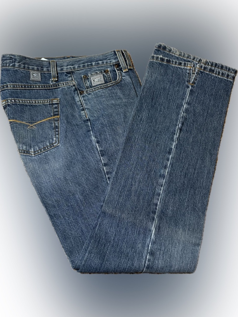 E112 Vintage Cruel Girl Women’s Low Rise Denim Jeans, Size 7L